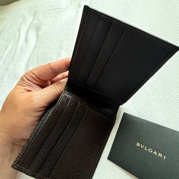 🔥Bulgari Bifold Mens wallet - Picture 9 of 15